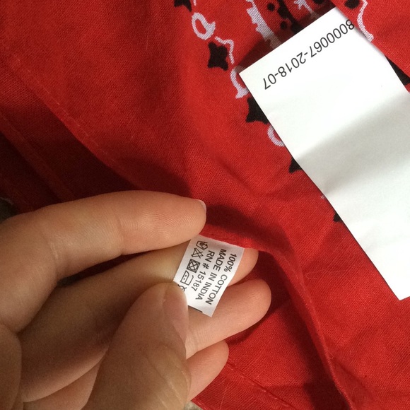 Paisley Cowboy Bandanas or made into masks cotton - Picture 4 of 5